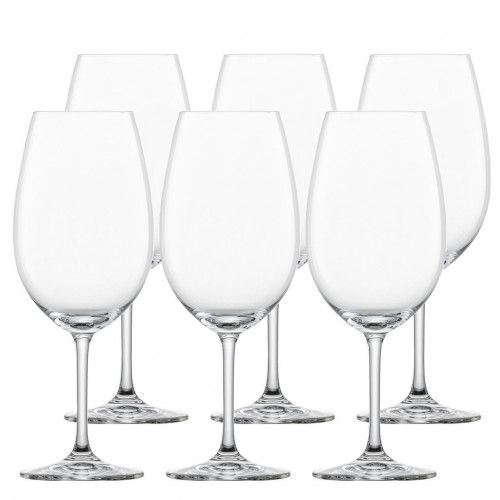 6 Taças em Cristal Titânio Schott Zwiesel Ivento para Vinho Bordeaux 633ml