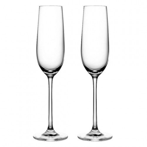 2 Taças de Cristal Fracalanza Beatriz para Champanhe 250ml