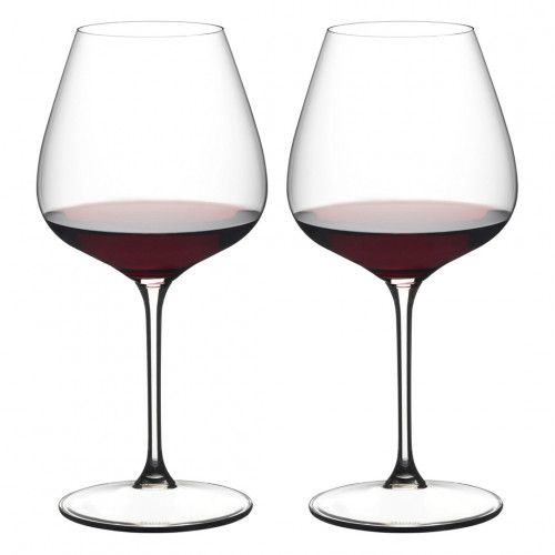 2 Taças em Cristal Riedel Linha Grape para Vinho Tinto Pinot Noir / Nebbiolo 750ml