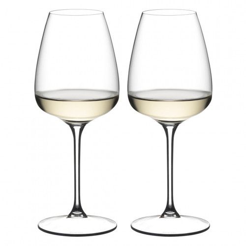 2 Taças em Cristal Riedel Linha Grape para Vinho Branco / Rose / Champagne 550ml