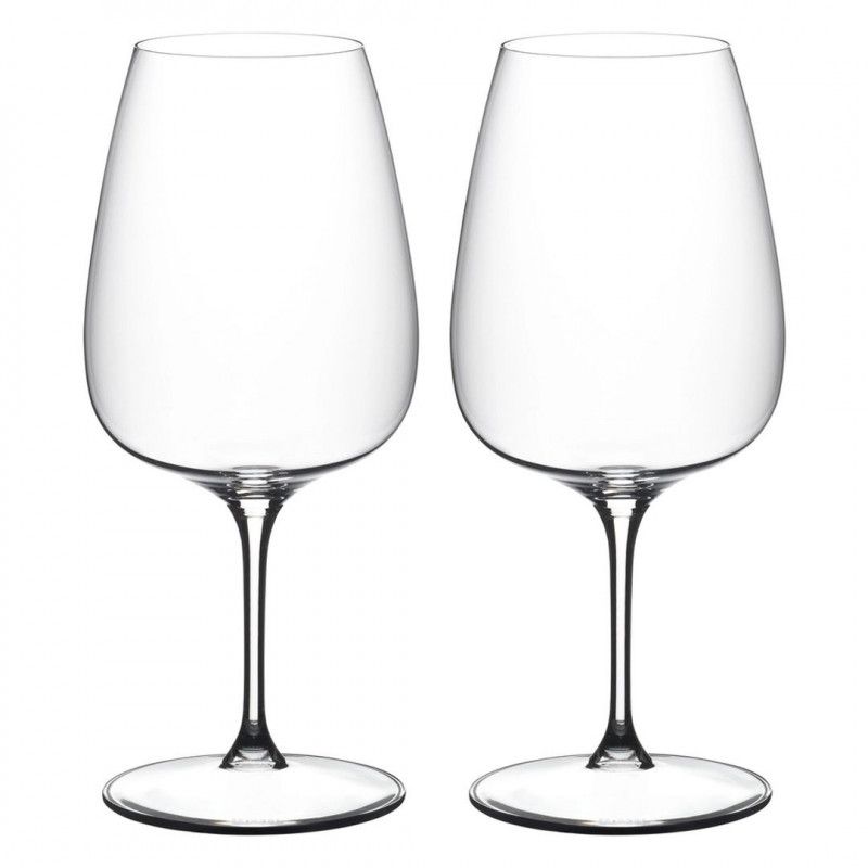 2 Taças em Cristal Riedel Linha Grape para Vinho Tinto Cabernet / Merlot 830ml