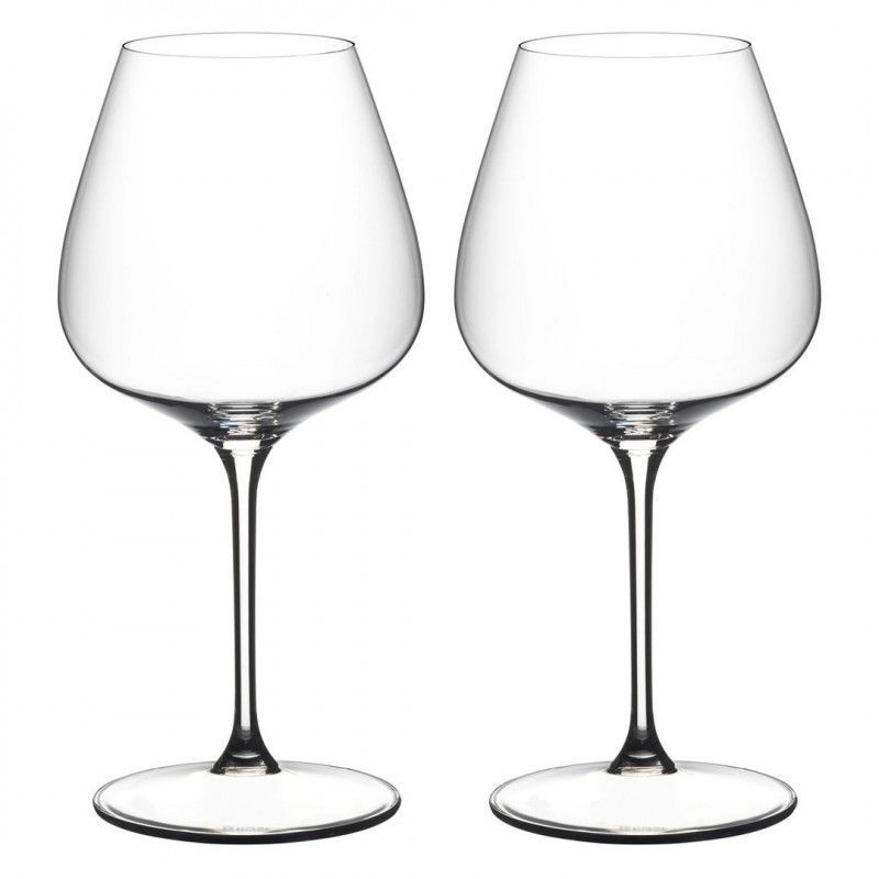 2 Taças em Cristal Riedel Linha Grape para Vinho Tinto Pinot Noir / Nebbiolo 750ml