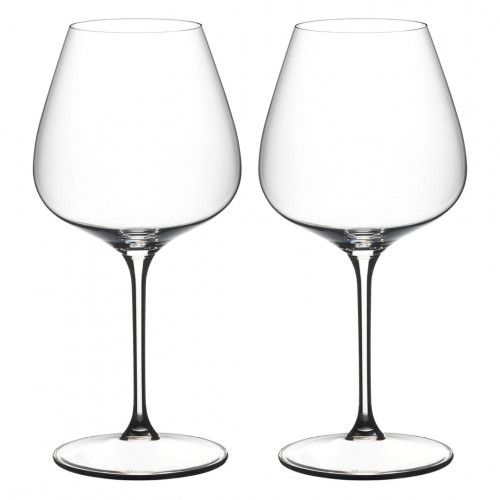 2 Taças em Cristal Riedel Linha Grape para Vinho Tinto Pinot Noir / Nebbiolo 750ml