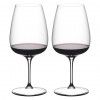 2 Taças em Cristal Riedel Linha Grape para Vinho Tinto Cabernet / Merlot 830ml